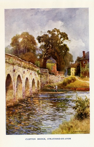 �C�M���X�@Clofton Bridge, Stratford on Avon�̕��i���f�ڂ��Ă��܂��B